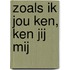 Zoals ik jou ken, ken jij mij