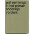 Wat een leraar in het primair onderwijs verdient