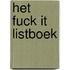 Het fuck it listboek