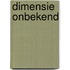 Dimensie onbekend