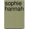 Sophie Hannah door Sophie Hannah