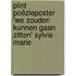 Plint Poëzieposter 'we zouden kunnen gaan zitten' Sylvie Marie