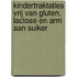 Kindertraktaties vrij van gluten, lactose en arm aan suiker