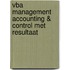 VBA Management Accounting & Control met resultaat