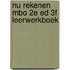 NU Rekenen mbo 2e ed 3F leerwerkboek