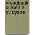 Vraagbaak Citroen 2 CV Dyane