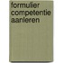 Formulier competentie aanleren