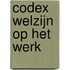 Codex welzijn op het werk