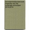 Tevredenheidsonderzoek Inspectie van het Onderwijs schooljaar 2015/2016 door Inspectie van het Onderwijs
