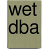 Wet DBA by P.W.H. Hoogstraten