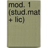 mod. 1 (stud.mat + lic) door A. Brandsma