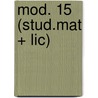 mod. 15 (stud.mat + lic) door A. Brandsma