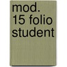 mod. 15 folio student door A. Brandsma