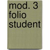 mod. 3 folio student door A. Brandsma