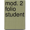 mod. 2 folio student door A. Brandsma