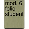 mod. 6 folio student door A. Brandsma