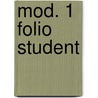 mod. 1 folio student door A. Brandsma