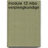 module 12 mbo verpleegkundige