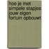 Hoe je met simpele stapjes jouw Eigen Fortuin opbouwt