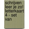 Schrijven leer je zo! Letterkaart 4 - set van door Henk Schweitzer