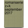 Romanserie Z+K september 2017 door Marja Visscher