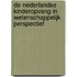 De Nederlandse kinderopvang in wetenschappelijk perspectief