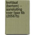 Leefdaal (Bertem) – Aansluiting Voer fase 6B (20567b)
