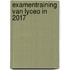 Examentraining van Lyceo in 2017