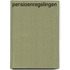 Pensioenregelingen