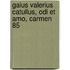 Gaius Valerius Catullus, Odi et amo, Carmen 85