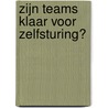 Zijn teams klaar voor zelfsturing? door Rolf Scheerder