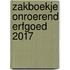 Zakboekje onroerend erfgoed 2017