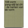 108-vorm Yang-stijl Tai Chi - de namen van de vorm door Roel Jansen
