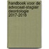 Handboek voor de advocaat-stagiair Deontologie 2017-2018