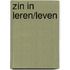 Zin in leren/leven