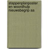 Stappenplanposter en woordhulp Nieuwsbegrip AA by Mignon van Hasselt