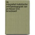 De integratief-holistische orthopedagogiek van Professor Eric Broeckaert