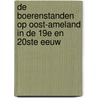 De boerenstanden op Oost-Ameland in de 19e en 20ste eeuw door Oense Straatsma