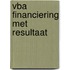 VBA Financiering met resultaat