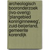 Archeologisch booronderzoek (IVO-Overig) 'Plangebied Koninginneweg’, Zuid-Beijerland, Gemeente Korendijk door J. Ras