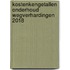 Kostenkengetallen onderhoud wegverhardingen 2018