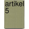Artikel 5 by Unknown