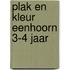 Plak en kleur eenhoorn 3-4 jaar