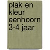 Plak en kleur eenhoorn 3-4 jaar door Onbekend