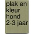 Plak en kleur hond 2-3 jaar