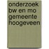 Onderzoek BW en MO gemeente Hoogeveen