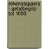 Rekenstappers - Getalbegrip tot 1000