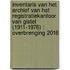 Inventaris van het archief van het registratiekantoor van Gistel (1911-1976) : Overbrenging 2016