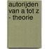 Autorijden van A tot Z - Theorie
