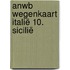ANWB wegenkaart Italië 10. Sicilië